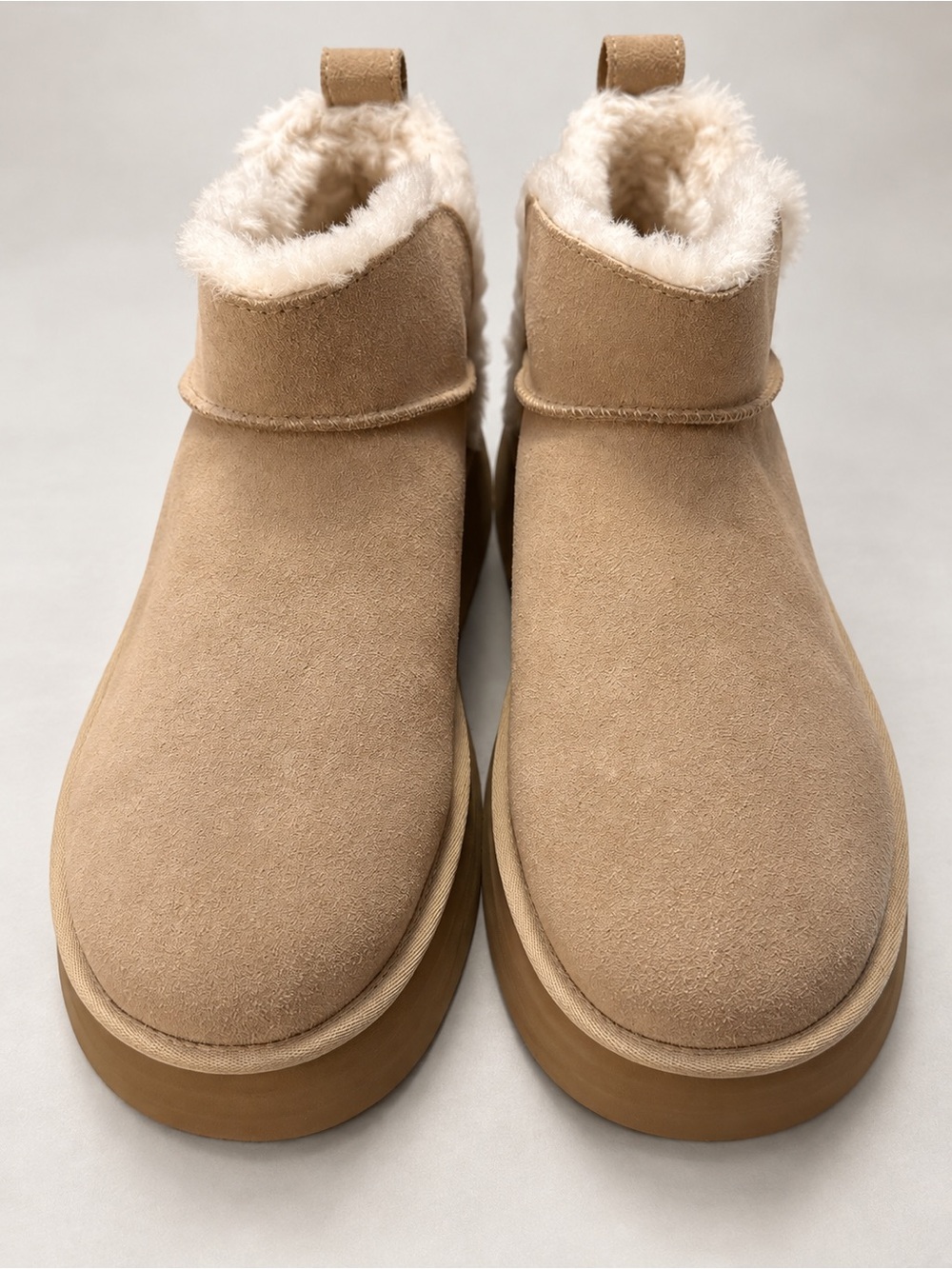 Koolaburra by UGG Koola Ultra Mini Platform Boots Women’s Size 10 Tan Suede